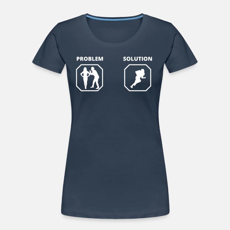 PROBLEM SOLUTION Rugby Women's Premium Organic T-Shirt