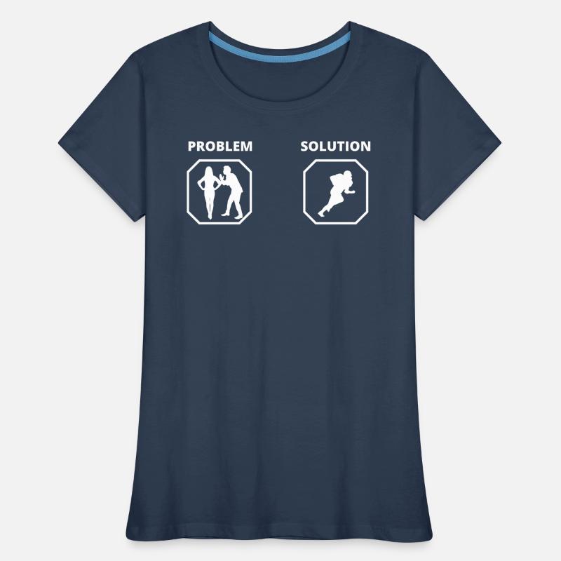 PROBLEM SOLUTION Rugby Women's Premium Organic T-Shirt