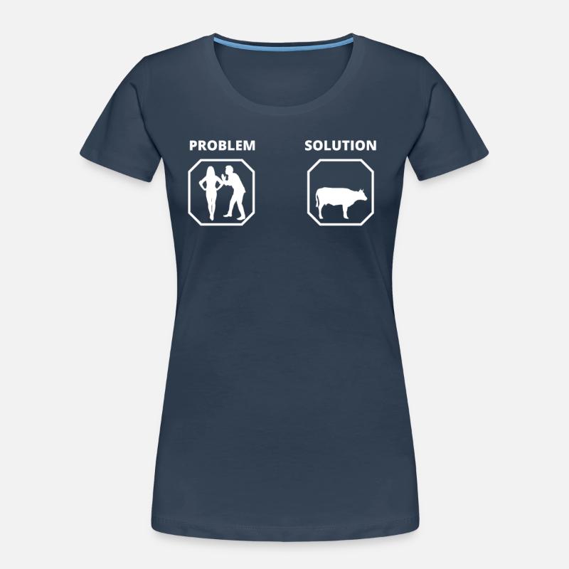 PROBLEM SOLUTION viande T-shirt bio Premium Femme
