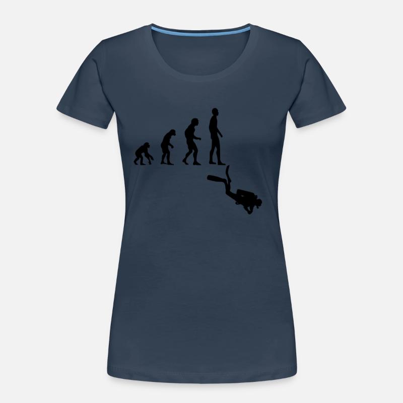 Evolution Plongée T-shirt bio Premium Femme