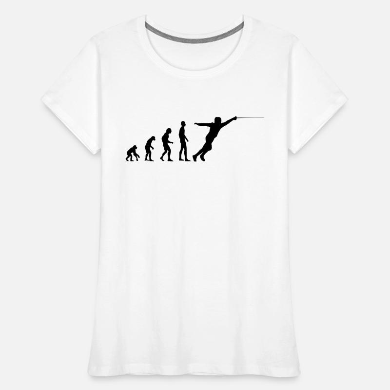 Fencing Evolution Fencer Women's Premium Organic T-Shirt