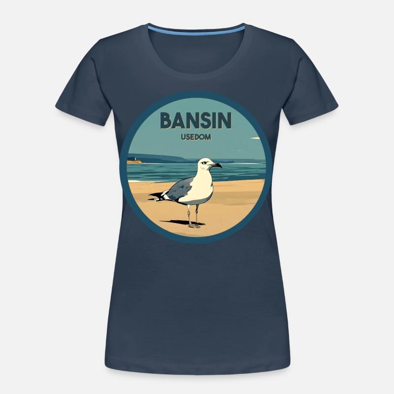 Bansin Moewe Frauen Premium Bio T-Shirt