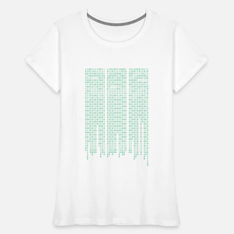 Matrix code Women's Premium Organic T-Shirt