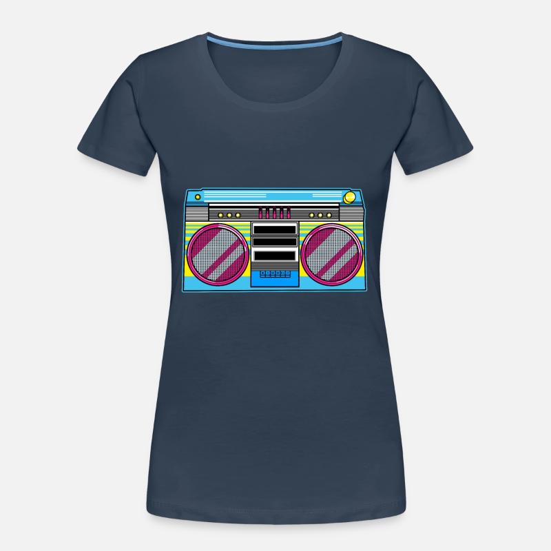 Ghettoblaster Frauen Premium Bio T-Shirt
