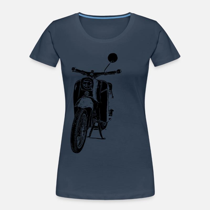 Schwalbe Moped Frauen Premium Bio T-Shirt