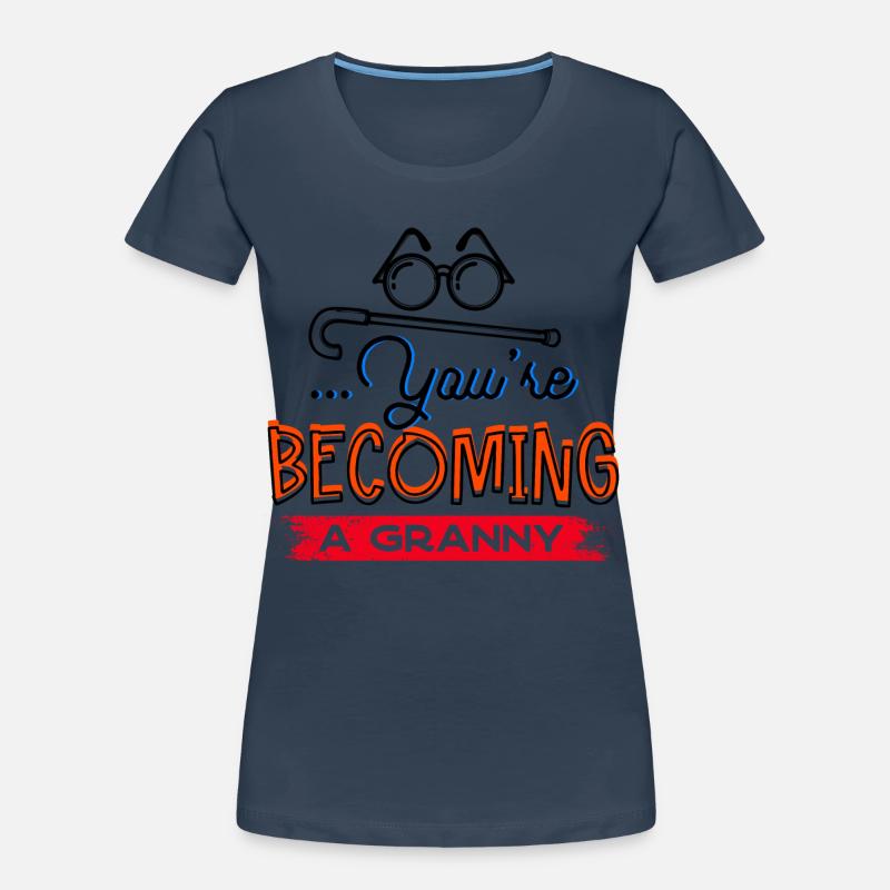 Brille Sehschwäche Großmutter Statement Oma Frauen Premium Bio T-Shirt