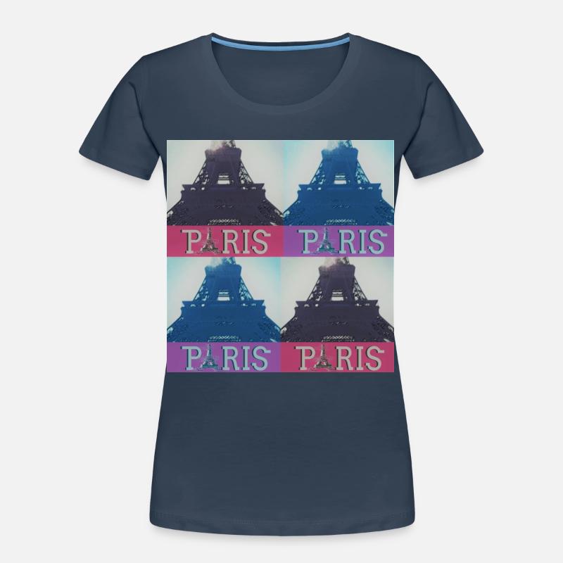 paris eiffel - Frauen Premium Bio T-Shirt - 