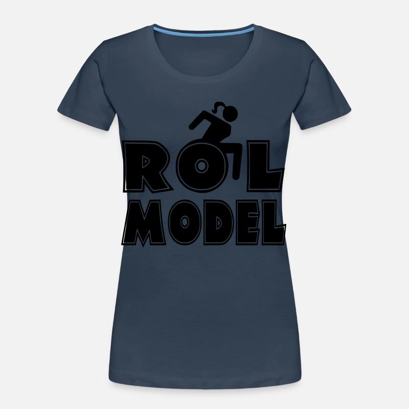 Jeder Rollstuhlfahrer ist ein Vorbild. Ehefrau* Frauen Premium Bio T-Shirt