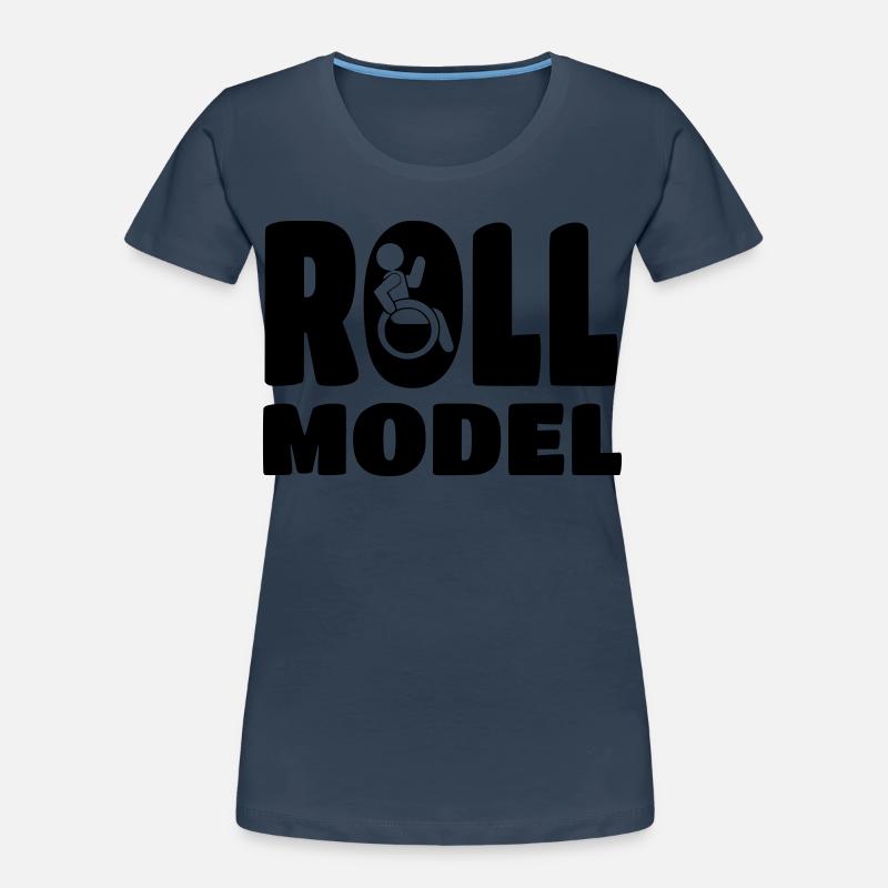Jeder Rollstuhlfahrer ist ein Vorbild * Frauen Premium Bio T-Shirt