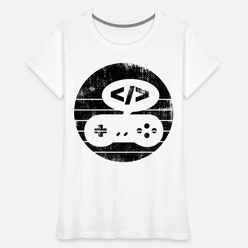 Videospiel Programmierer Frauen Premium Bio T-Shirt