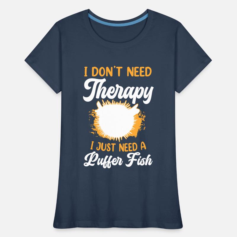 Juste besoin de mon poisson-globe géant poisson-globe T-shirt bio Premium Femme