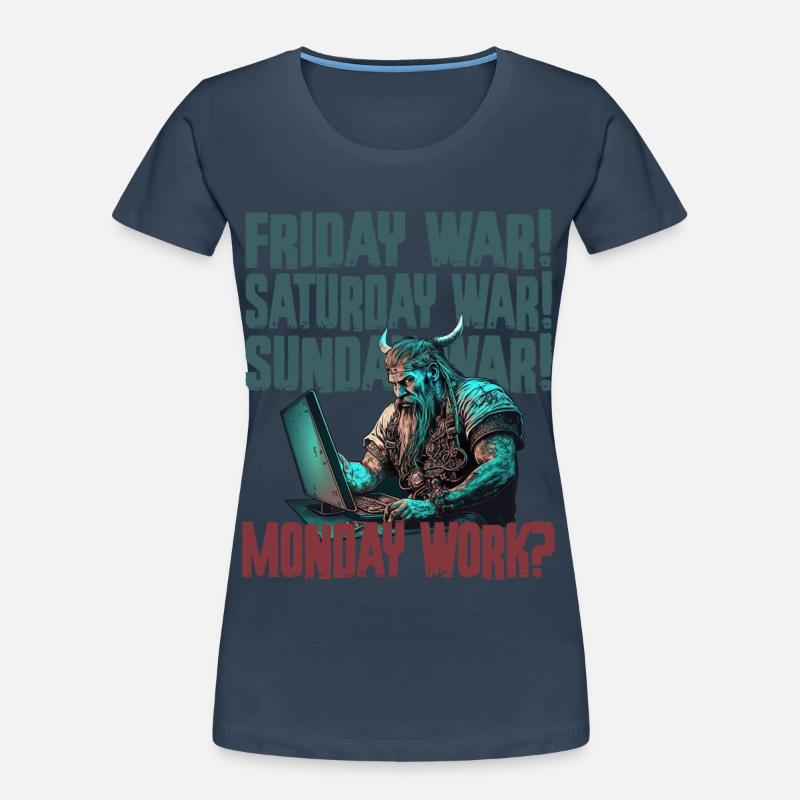 Monday work Programier-Wikinger Frauen Premium Bio T-Shirt
