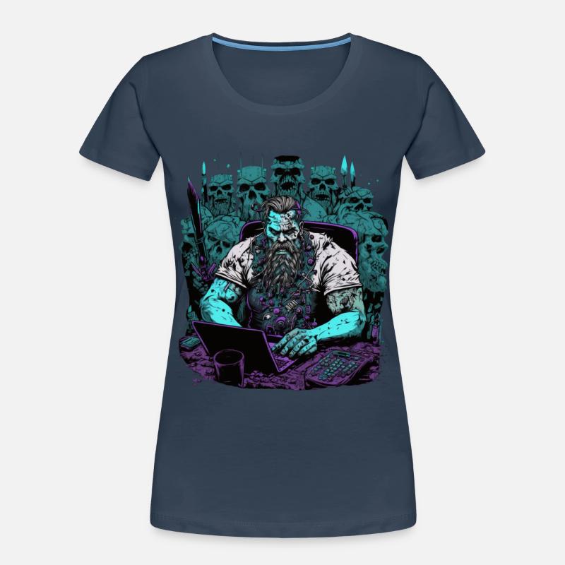 Admin Wiking programmiert Computer Frauen Premium Bio T-Shirt