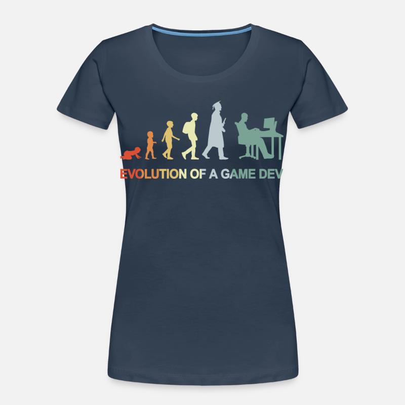 Game Dev Evolution Women's Premium Organic T-Shirt