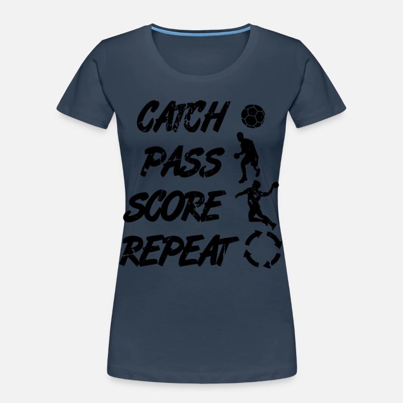 Catch, Pass, Repeat, Points Women's Premium Organic T-Shirt