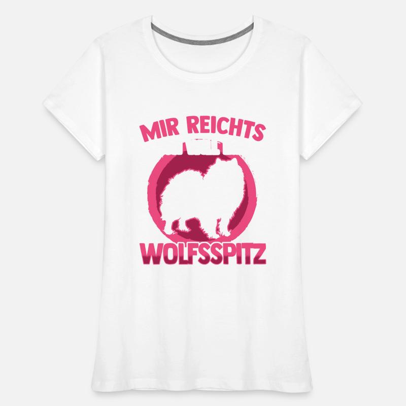 Will ein Wolfsspitz sein Deutscher Spitz Frauen Premium Bio T-Shirt