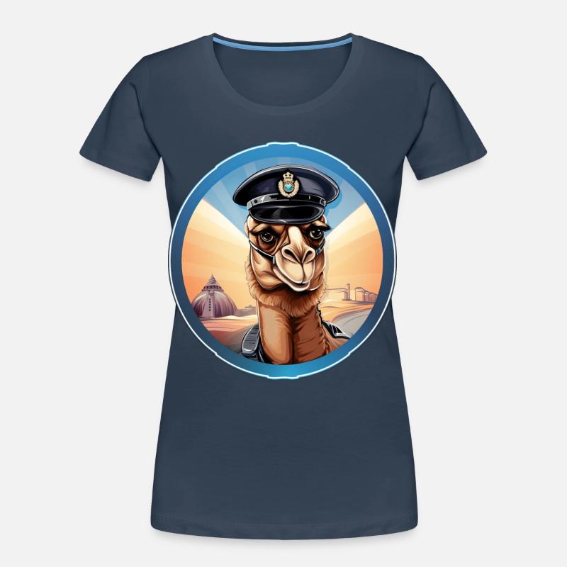 Polizei Kamel Frauen Premium Bio T-Shirt