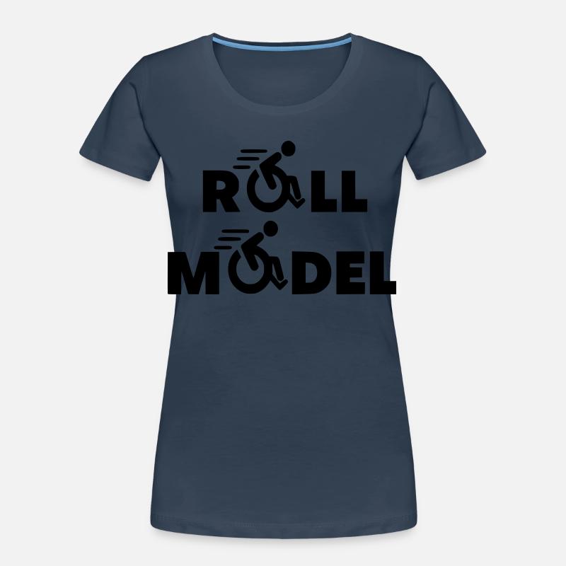 Jeder Rollstuhlfahrer ist ein Rollenmodell * Frauen Premium Bio T-Shirt