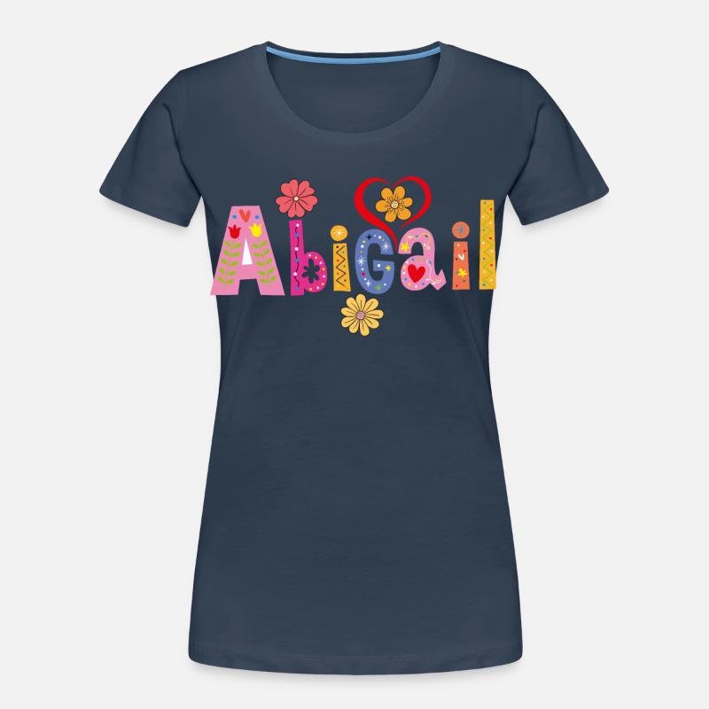 Personalized Abigail Name Women's Premium Organic T-Shirt