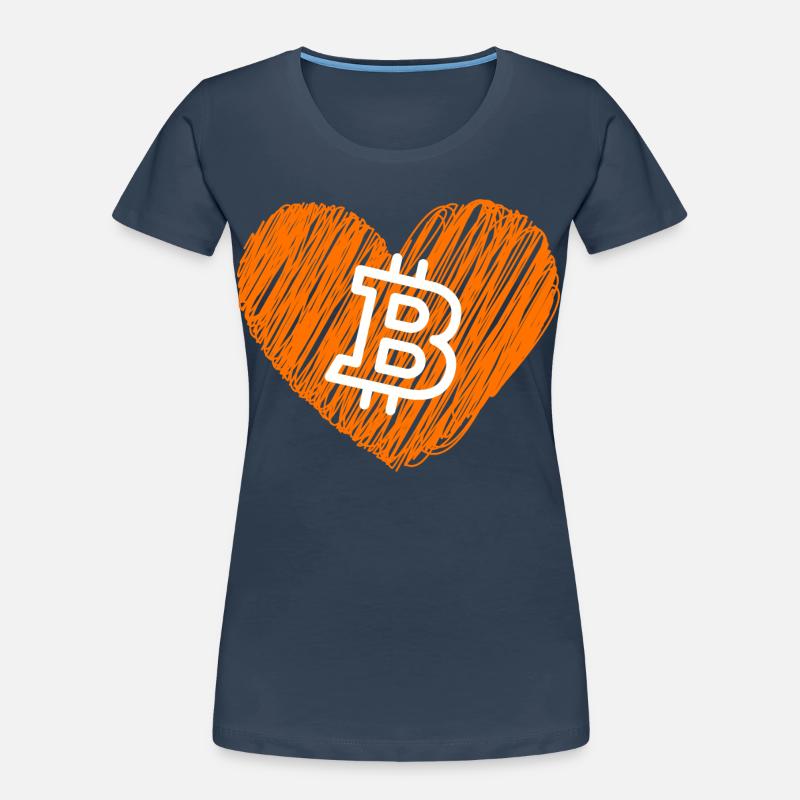 Bitcoin Crypto Cryptocurrency Splash Women's Premium Organic T-Shirt