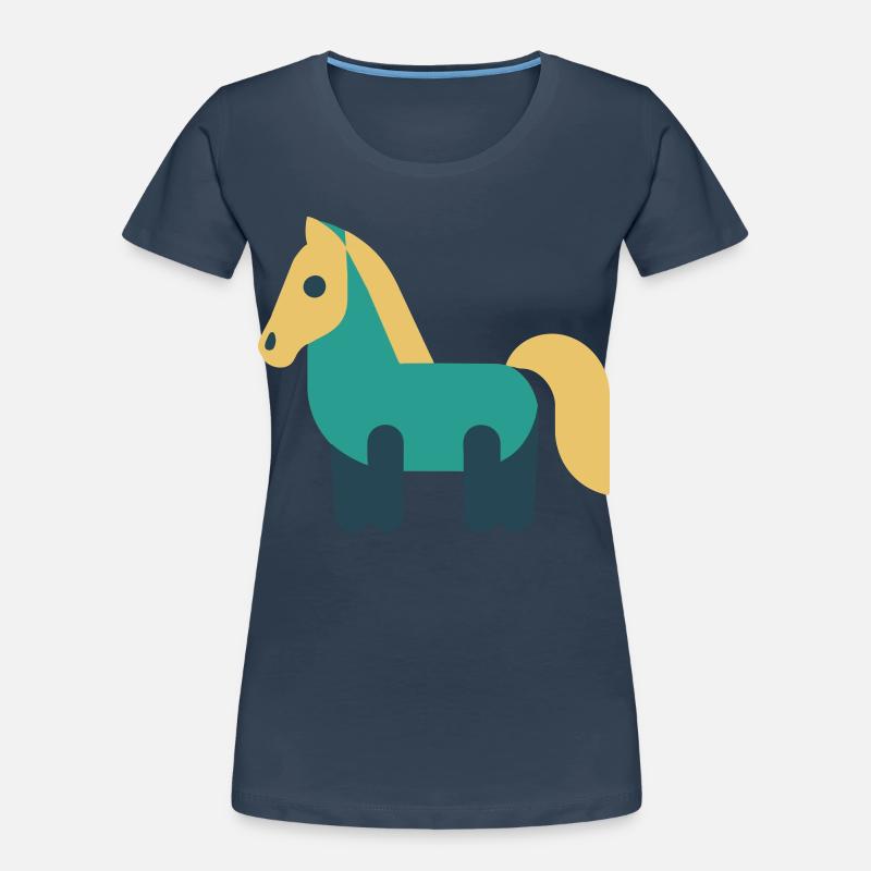 Pferdchen - Frauen Premium Bio T-Shirt - 