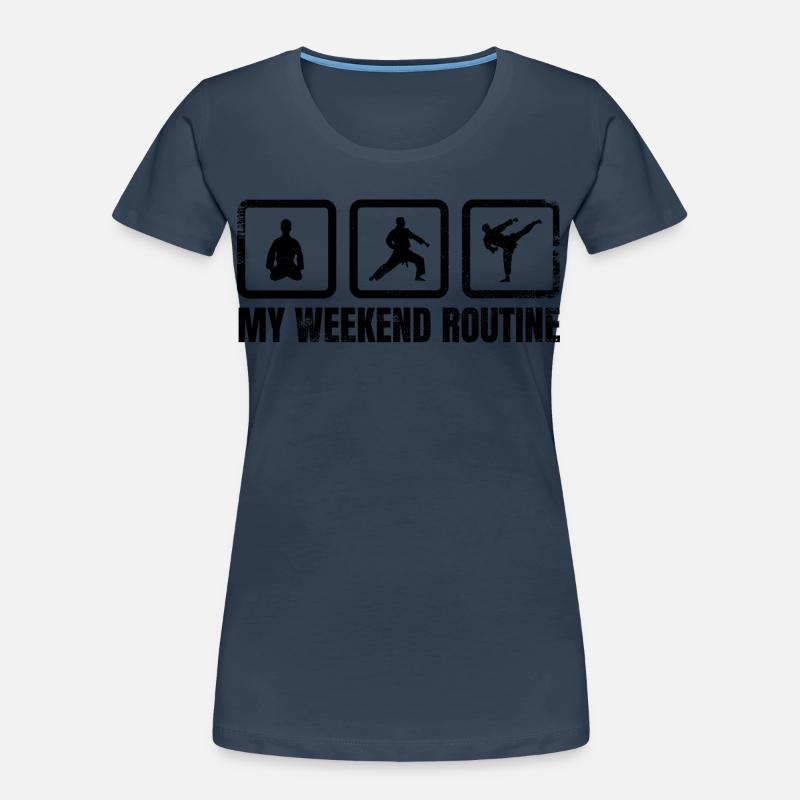 My Weekend Routine Women's Premium Organic T-Shirt