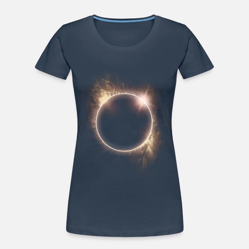 SOLAR ECLIPSE ASTRONOMY LOVERS Women's Premium Organic T-Shirt