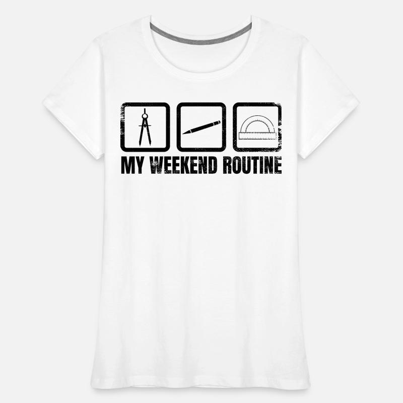 Ma routine du week-end T-shirt bio Premium Femme