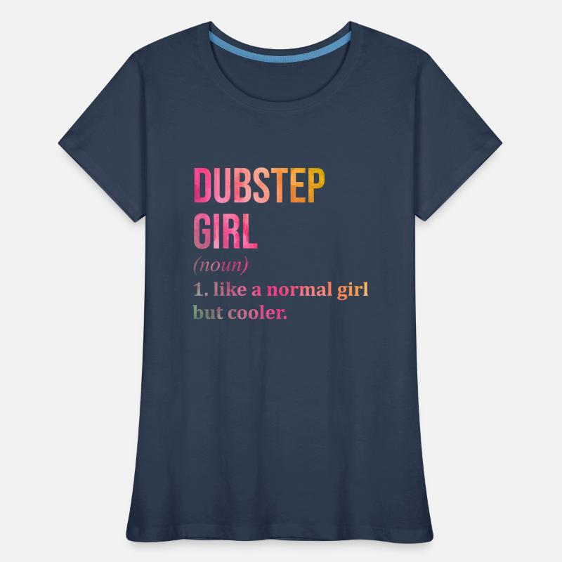 Dubstep Dubstep Dubstep Dame Premium T-shirt af økologisk bomuld
