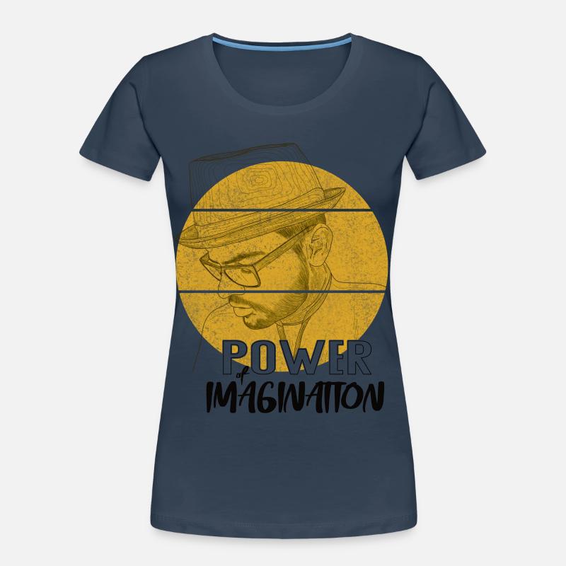 Power Imagination – Design de déclaration créative T-shirt bio Premium Femme