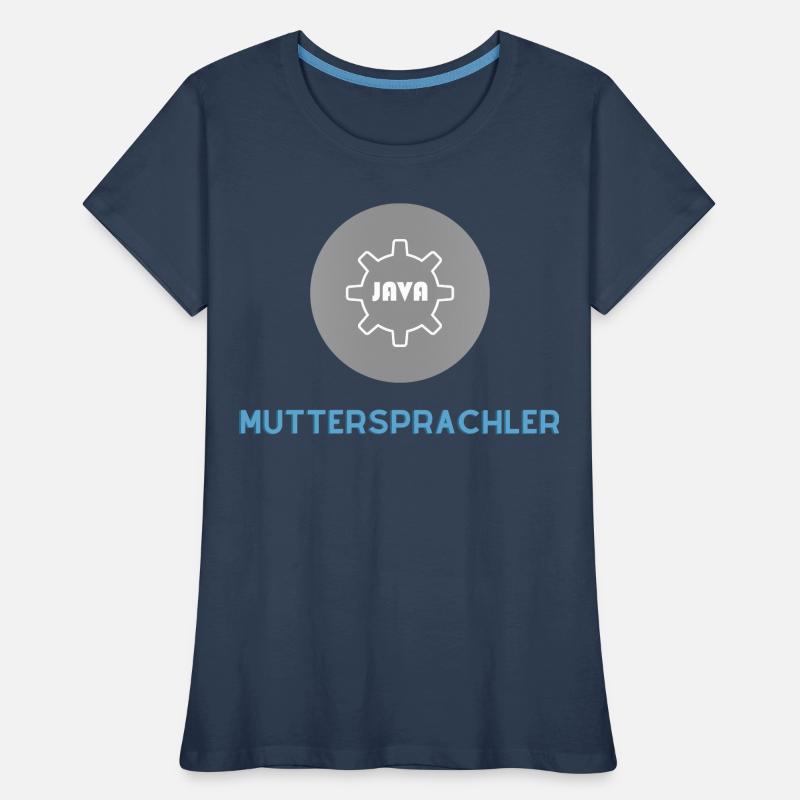 Muttersprachler: JavaScript Edition Frauen Premium Bio T-Shirt