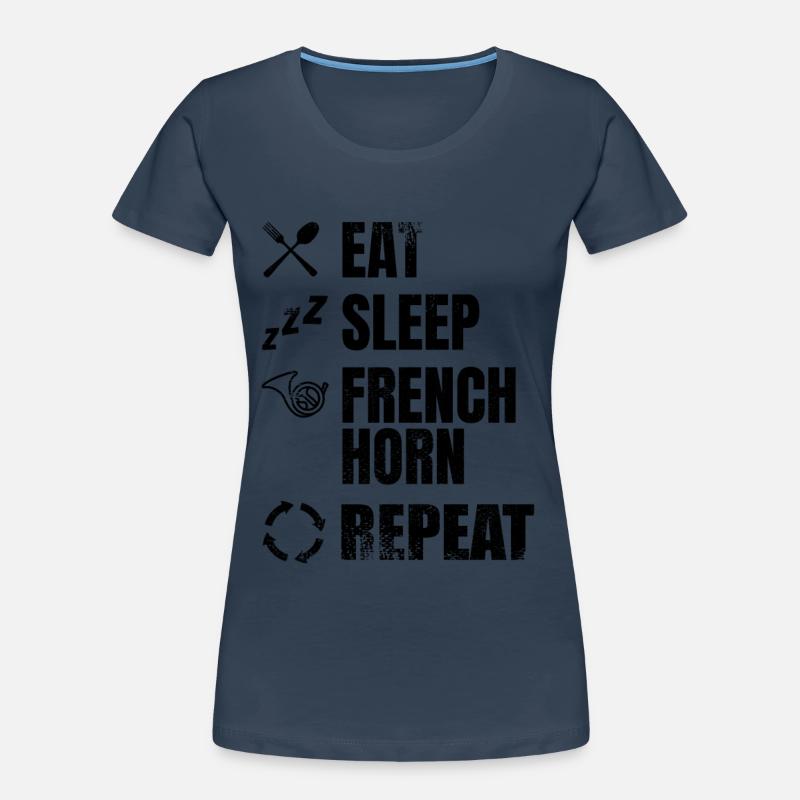 Routine du corniste T-shirt bio Premium Femme