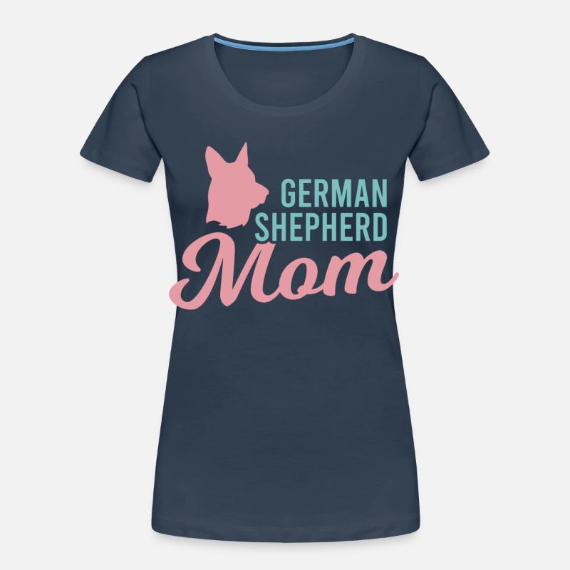 Schäferhund Mutter Frauen Premium Bio T-Shirt