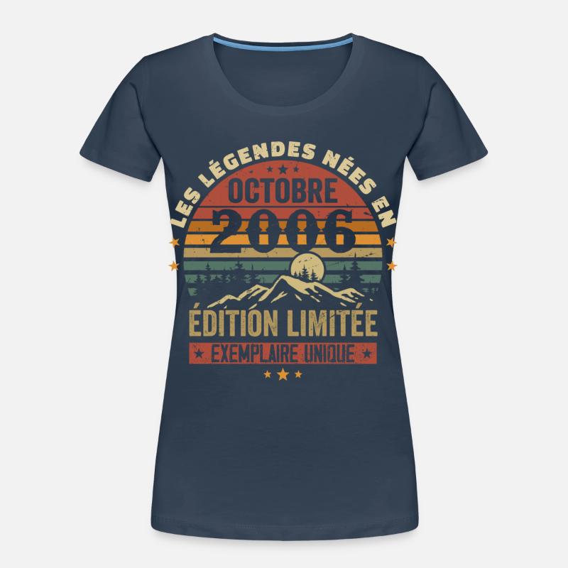 Born in October 2006 | Awesome since October 2006 Women's Premium Organic T-Shirt