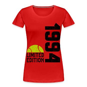 30th Anniversary 1994 Limited Edition Tennis - Women's Premium Organic T-Shirt -  - Front - Mia (176cm)