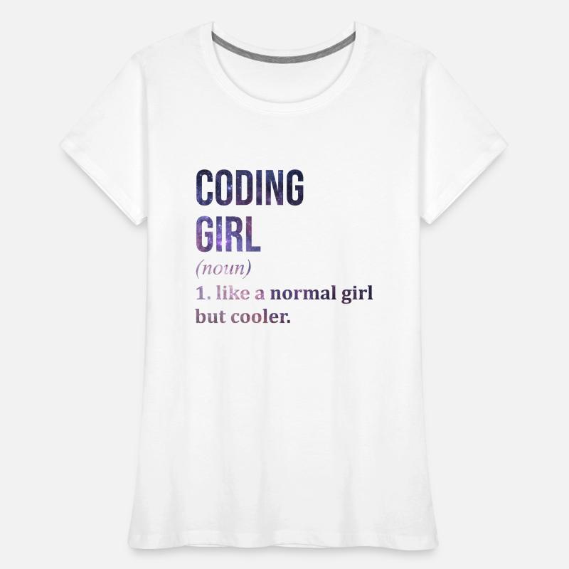 Codierung Frauen Premium Bio T-Shirt