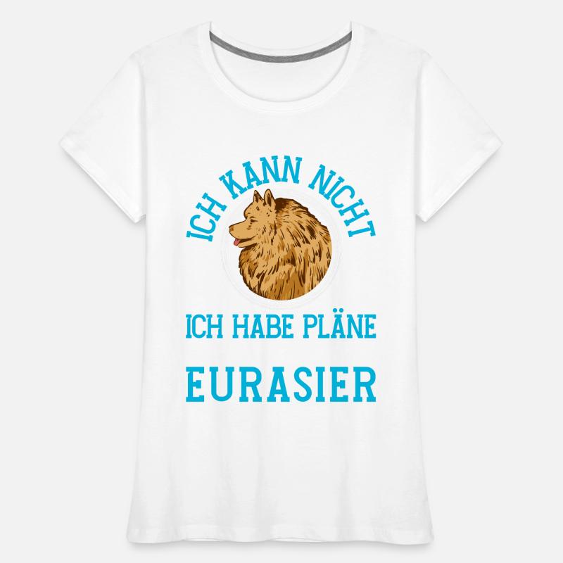 Plans avec mon Eurasier Eurasian Spitz T-shirt bio Premium Femme