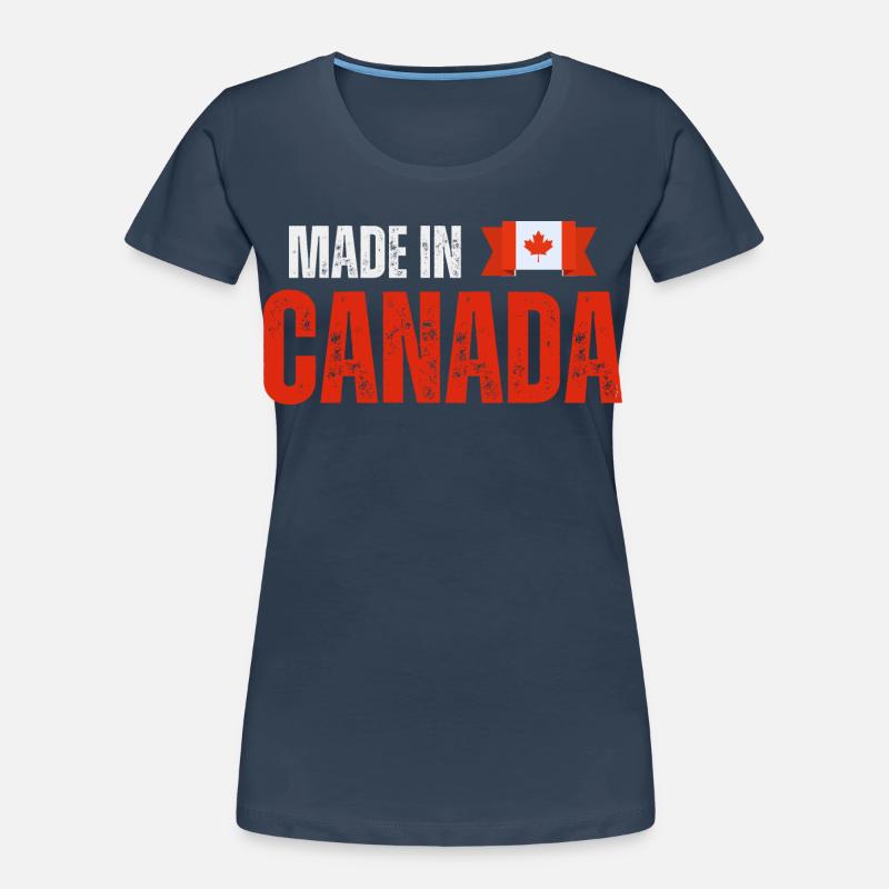 Made in Canada, Canadian pride Women's Premium Organic T-Shirt