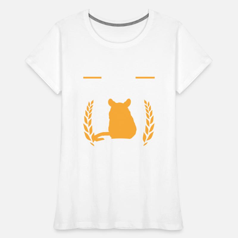 Gerbil solves my problems Rodent Gerbil Women's Premium Organic T-Shirt