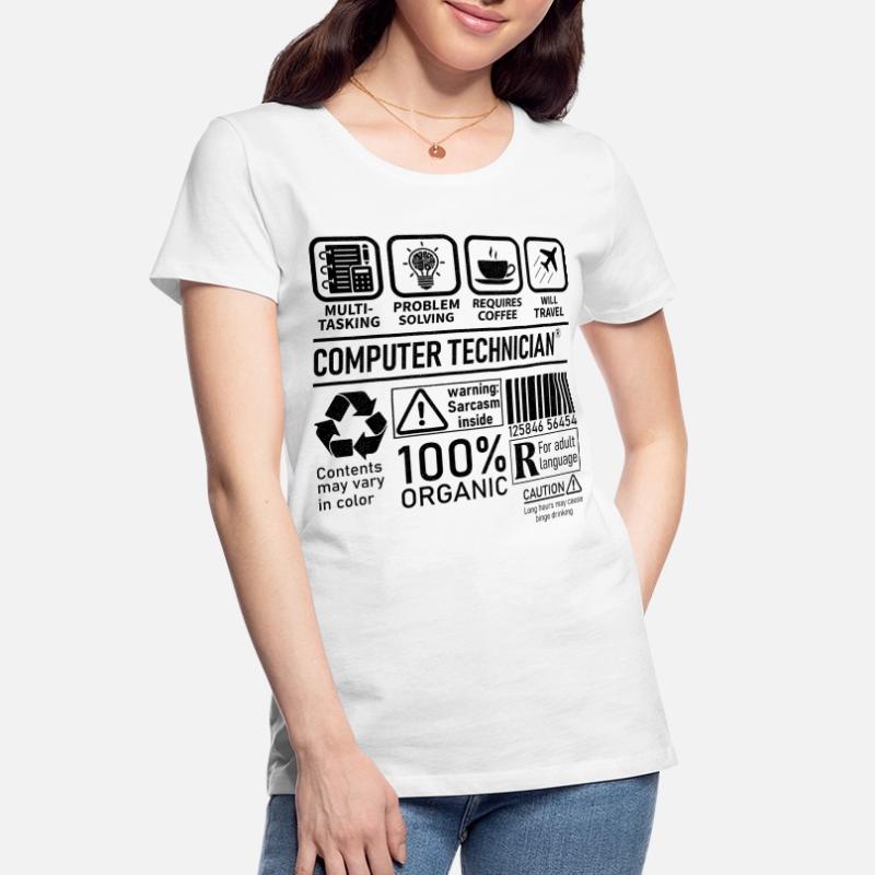 Computer Technician multi tasking problem solving Women's Premium Organic T-Shirt