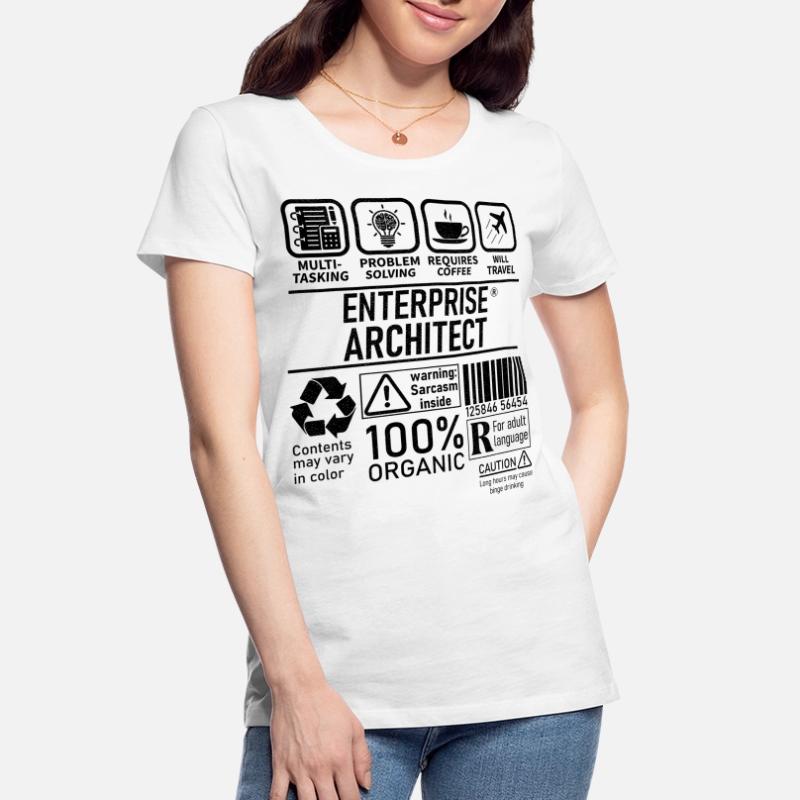 Enterprise Architect multi tasking problem solving Frauen Premium Bio T-Shirt