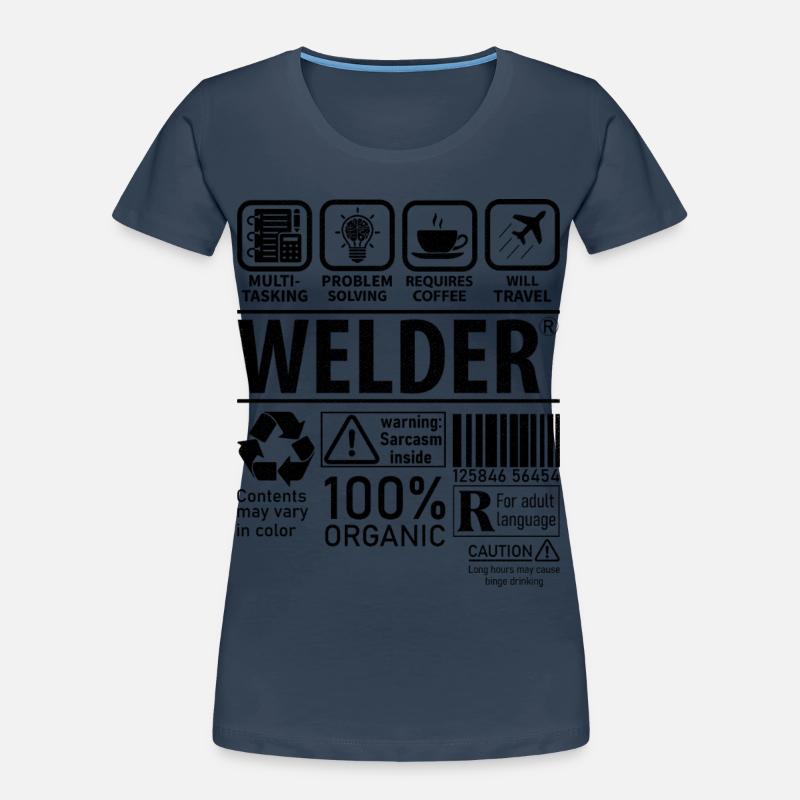 La résolution de problèmes multitâches du soudeur nécessite T-shirt bio Premium Femme