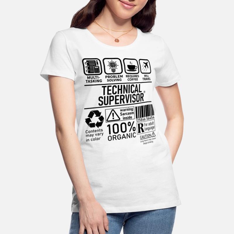 Technical Supervisor multi tasking problem solving Women's Premium Organic T-Shirt