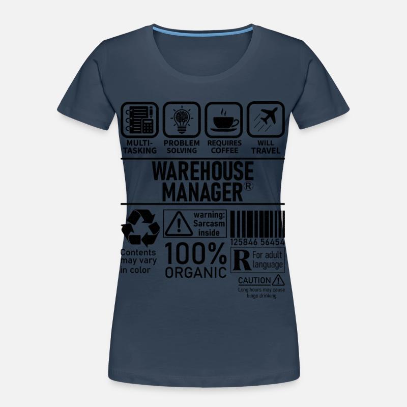 Warehouse Manager multi tasking problem solving Women's Premium Organic T-Shirt
