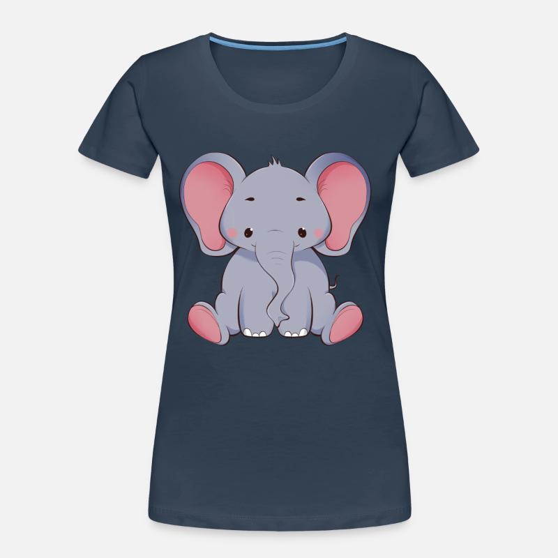 Elefant Frauen Premium Bio T-Shirt