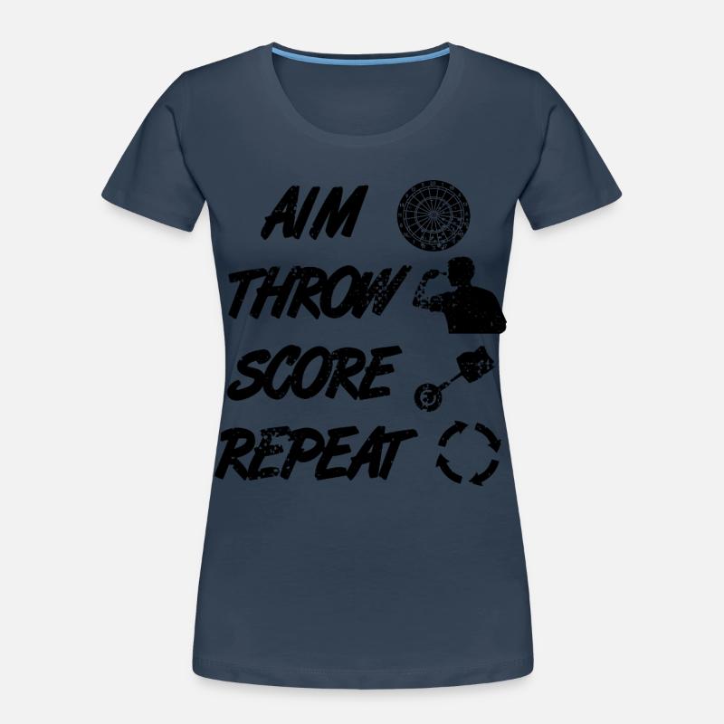 Darts Schedule Women's Premium Organic T-Shirt