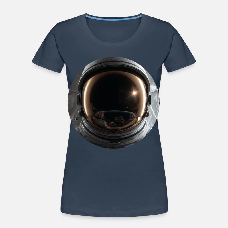 Conception d’astronaute de l’espace T-shirt bio Premium Femme