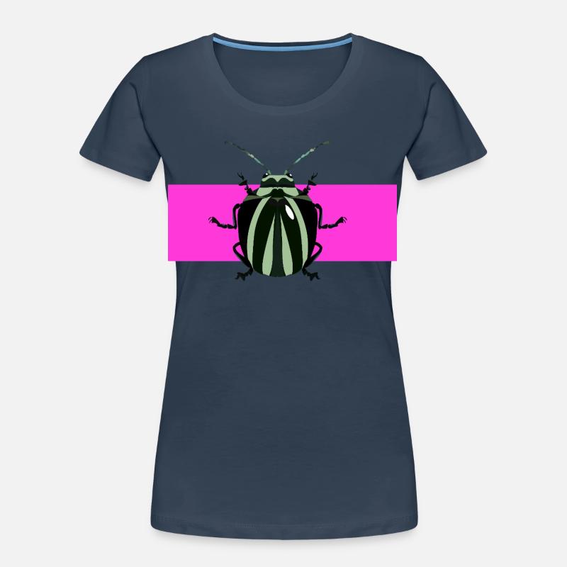 Abstract bug desgin Frauen Premium Bio T-Shirt