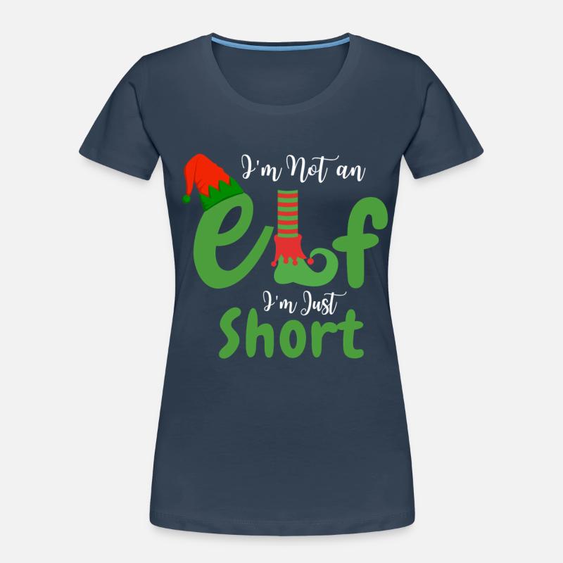 Ich bin nicht klein, ich bin ein Elf Frauen Premium Bio T-Shirt