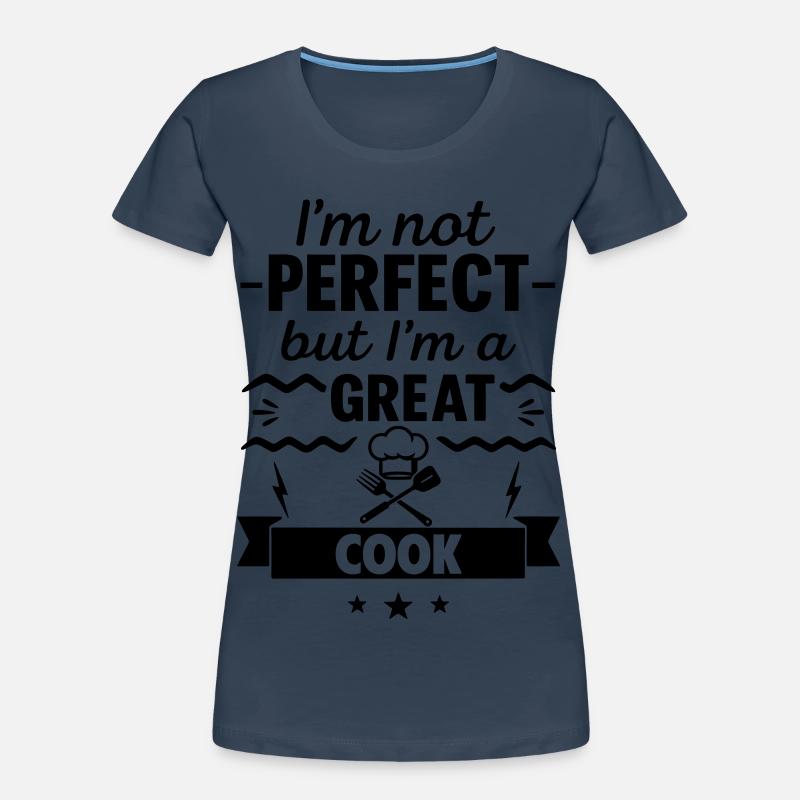 Ich bin nicht perfekt, aber ich bin ein großartige Frauen Premium Bio T-Shirt